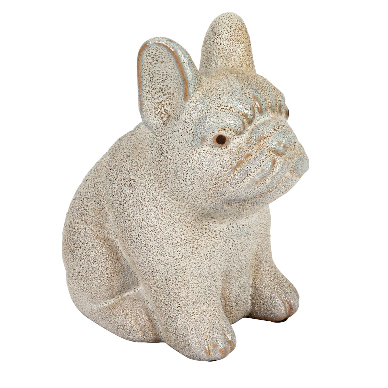 Hello Honey® 6.25" White Terra Cotta French Bulldog Figurine